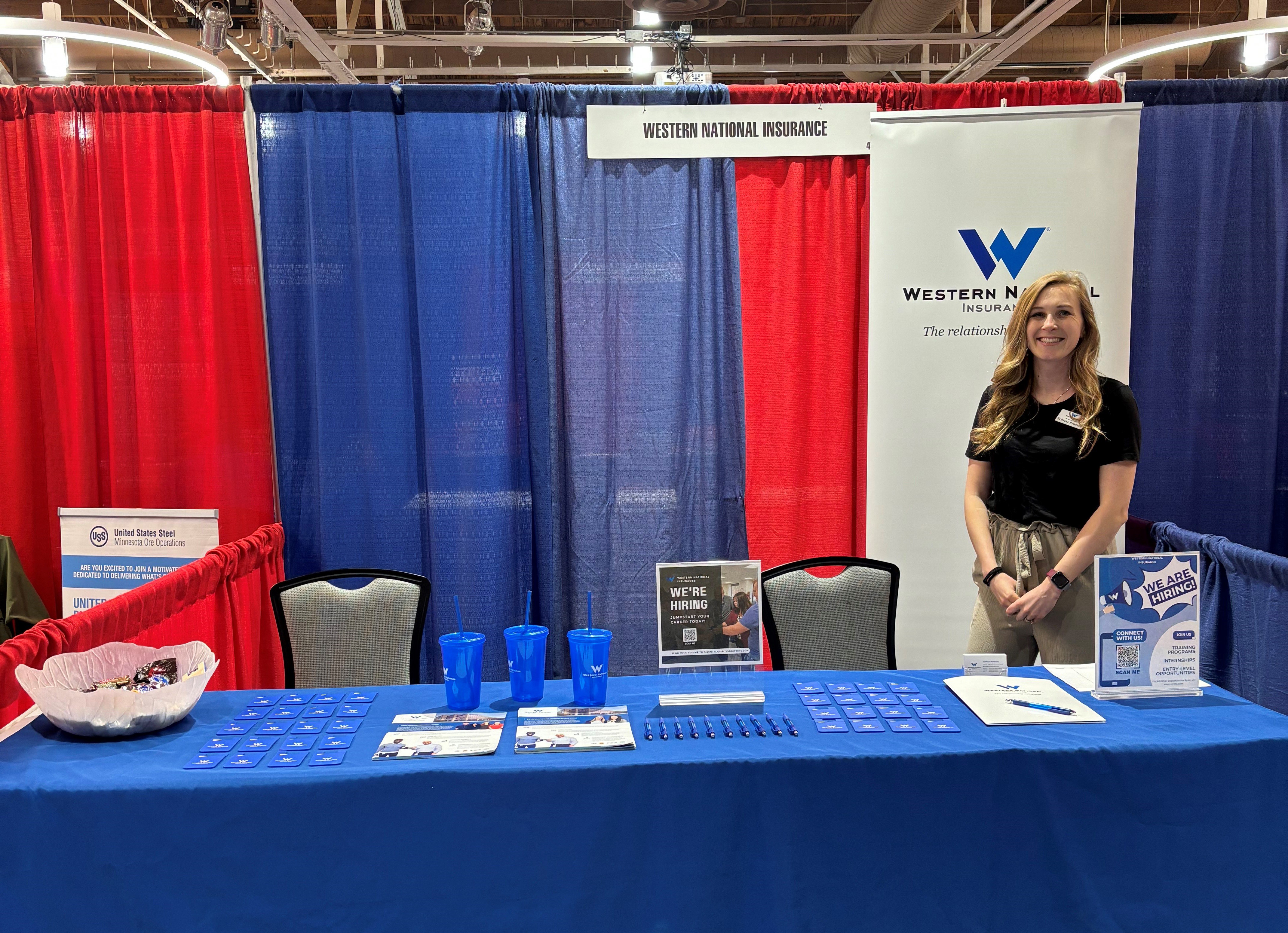 Western National's booth at the 2024 Veterans Fair.