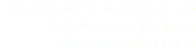 Stuart Henderson Inducted into 2020 Insurance Business Magazine Hall of Fame